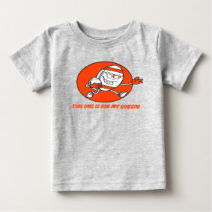 Cartoon Football Kid's T-shirt for Your Cousin