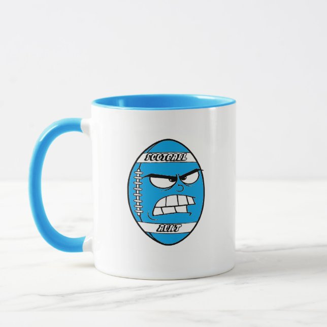 Cartoon Football Mug for Your Aunt (Left)