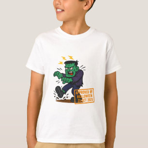Cartoon Frankenstein – Approved by Halloween T-Shirt