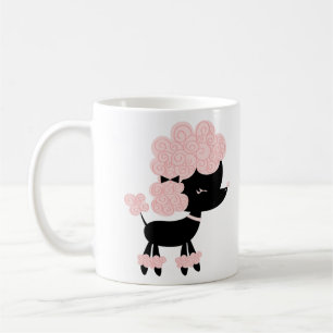 Cartoon French Poodle Coffee Mug