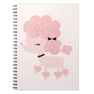 Cartoon French Poodle Notebook