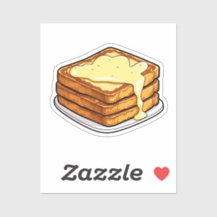 Cartoon french toast