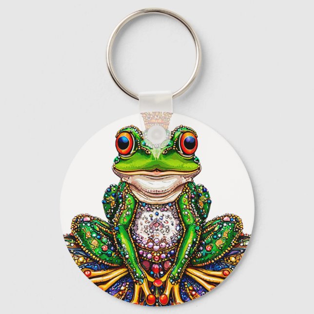 Cartoon frog key ring (Front)