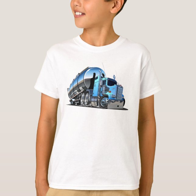 Cartoon fuel truck T-Shirt (Front)