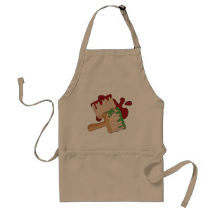 Cartoon Fun adult Painting apron