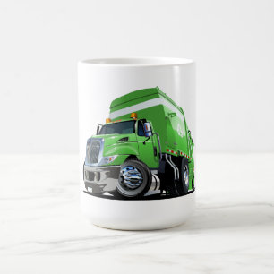 Cartoon garbage truck coffee mug
