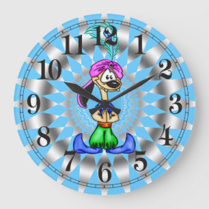 Cartoon Genie Dog Wall Clock