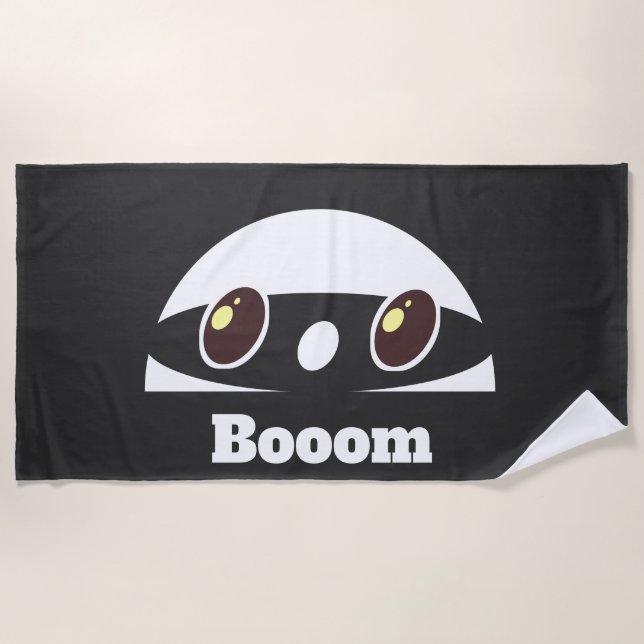 cartoon gift beach towel (Front)