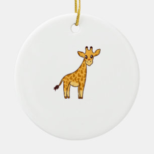Cartoon Giraffe I Kids I Toddler Giraffe Ceramic Tree Decoration