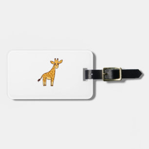 Cartoon Giraffe I Kids I Toddler Giraffe  Luggage Tag