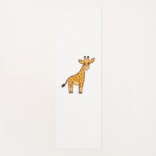 Cartoon Giraffe I Kids I Toddler Giraffe Yoga Mat