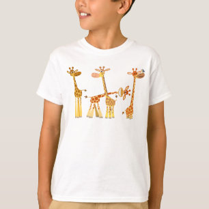Cartoon Giraffes: The Herd children T-shirt