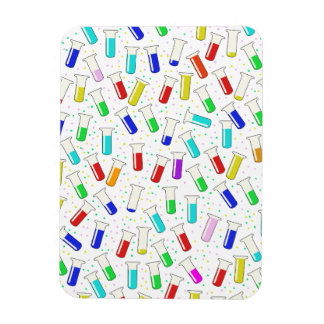 Cartoon glass test tubes magnet