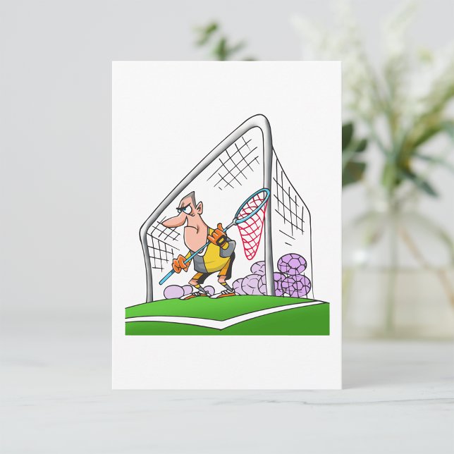 Cartoon Goalkeeper Invitations (Creator Uploaded)