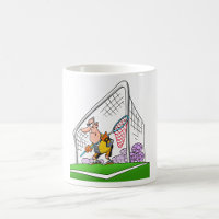 Cartoon Goalkeeper Mug