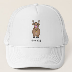 Cartoon Goat Trucker Hat