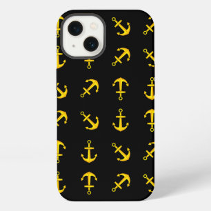 Cartoon Golden Boat Anchor Set iPhone 13 Case
