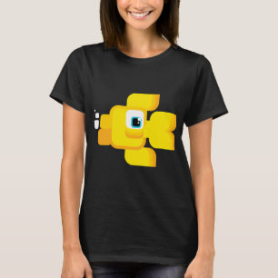 Cartoon Goldfish - Yellow T-Shirt