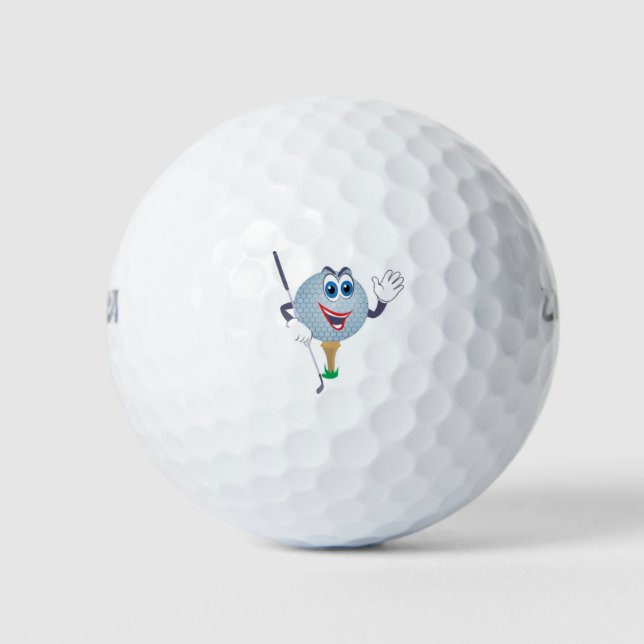 Cartoon Golf Ball (Front)