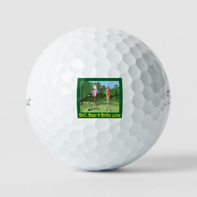 Cartoon Golf Balls (Front)