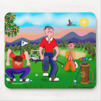 Cartoon Golfers - For the Love of Golf Mouse Mat