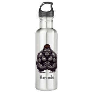 Cartoon Gorilla 710 Ml Water Bottle