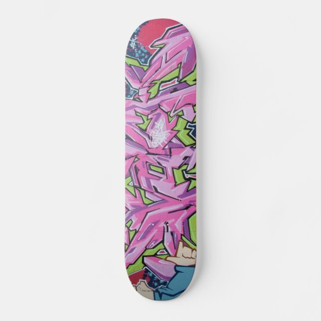 cartoon graffiti skateboard (Front)
