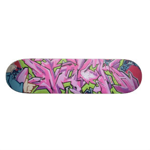 cartoon graffiti skateboard