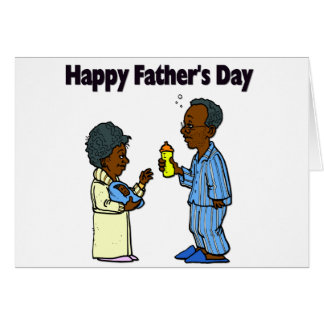 Cartoon Grandparents Happy Father's Day Card