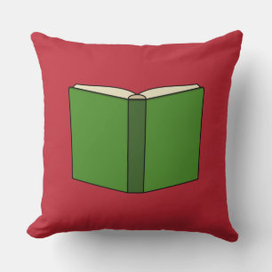 Cartoon Green Book Cushion