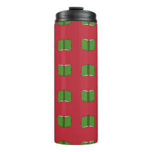 Cartoon Green Book Thermal Tumbler