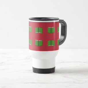 Cartoon Green Book Travel Mug