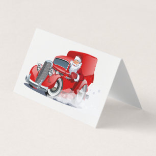 Cartoon greeting Christmas card