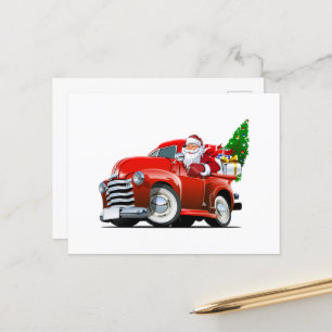 Cartoon greeting Christmas card