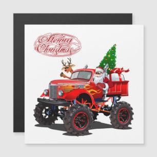 Cartoon greeting Christmas card