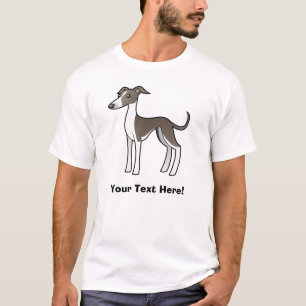 Cartoon Greyhound / Whippet / Italian Greyhound T-Shirt