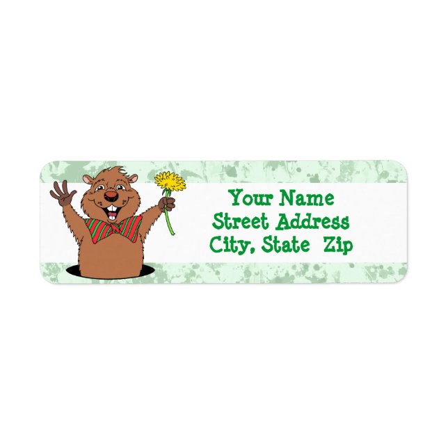 Cartoon Groundhog (Front)