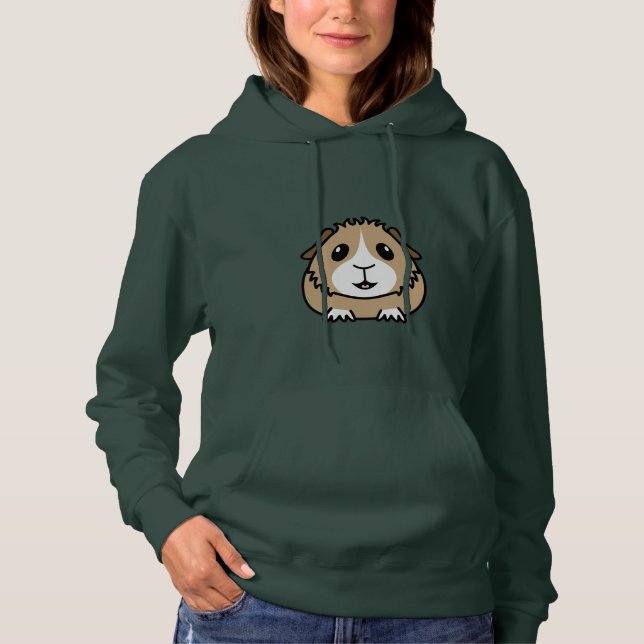Cartoon Guinea Pig Hoodie Sweatshirt (Front)