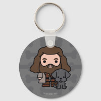 Cartoon Hagrid and Fang Character Art