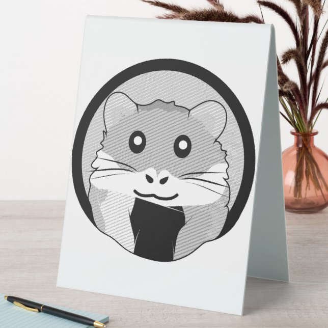 Cartoon Hamster Scarfed Joy (In SItu (Table))