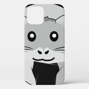 Cartoon Hamster Scarfed Joy iPhone 12 Pro Case