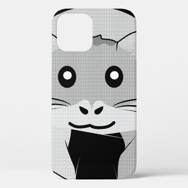 Cartoon Hamster Scarfed Joy Case-Mate iPhone Case (Back)