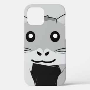 Cartoon Hamster Scarfed Joy iPhone 12 Case