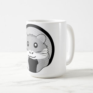 Cartoon Hamster Scarfed Joy Coffee Mug