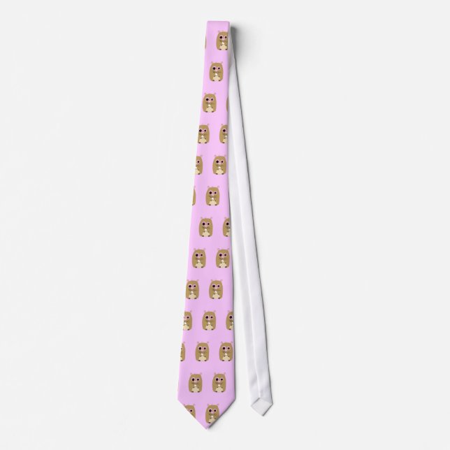 Cartoon Hamster Tie (Front)