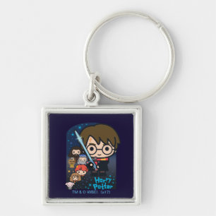 Cartoon Harry Potter Chamber of Secrets Graphic Key Ring