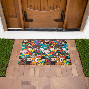 Cartoon Harry Potter Character Toss Pattern Doormat