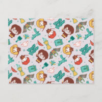Cartoon HARRY POTTER™ Creatures & Spells Pattern