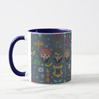 Cartoon Harry Potter Cross-Stitch Collage Mug