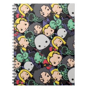 Cartoon Harry Potter Death Eaters Toss Pattern Notebook